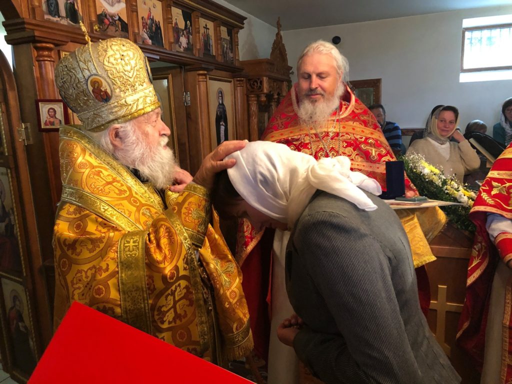 митрополит Софроній під час урочистостей освячення нижнього храму в с. Карашина Корсунь-Шевченківського району